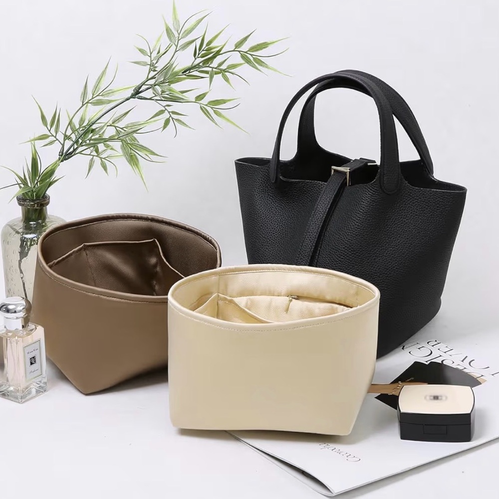 Luxury Silk Handbag Organizer for Hermes Picotin 22!